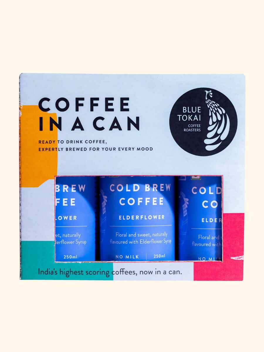 Blue Tokai Cold Brew Coffee Elderflower Can
