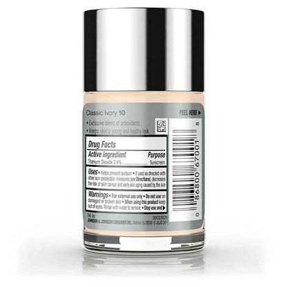 Neutrogena Healthy Skin Liquid Makeup Foundation, Broad Spectrum SPF 20 Feverfew,Classic Ivory