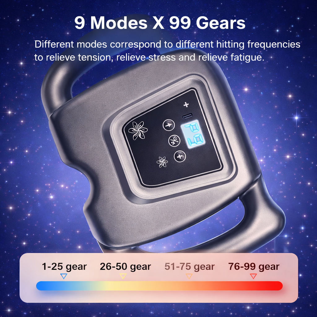 ThermaPulse™ Deep Tissue Massage Gun – Percussion &amp; Heat Therapy Device by Zorelie.co