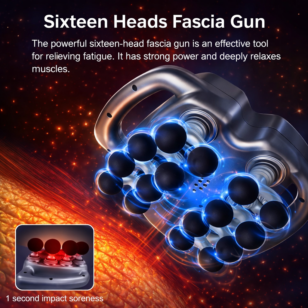 ThermaPulse™ Deep Tissue Massage Gun – Percussion &amp; Heat Therapy Device by Zorelie.co