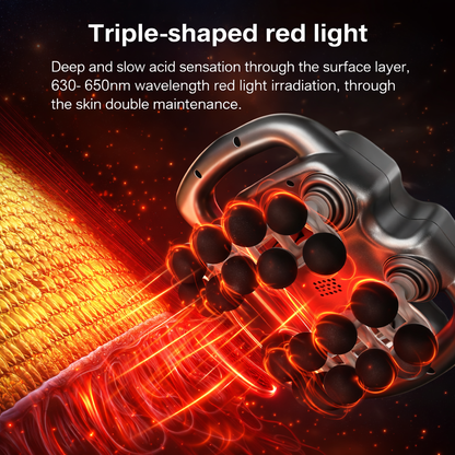 ThermaPulse™ Deep Tissue Massage Gun – Percussion &amp; Heat Therapy Device by Zorelie.co