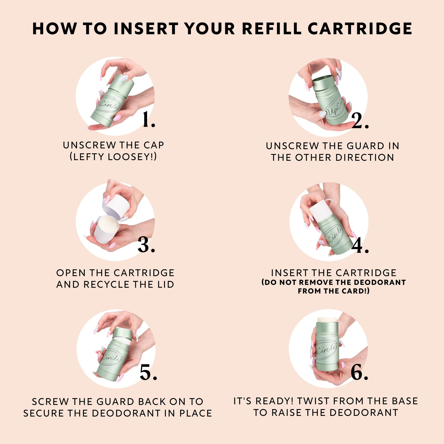 1x Deodorant Refill Tester