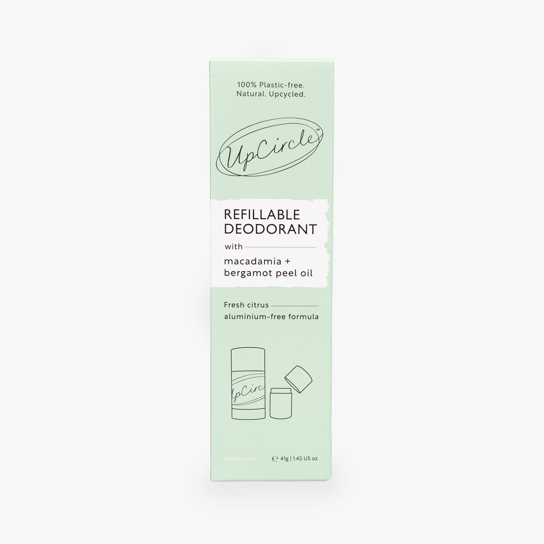 Refillable Deodorant with Macadamia + Bergamot