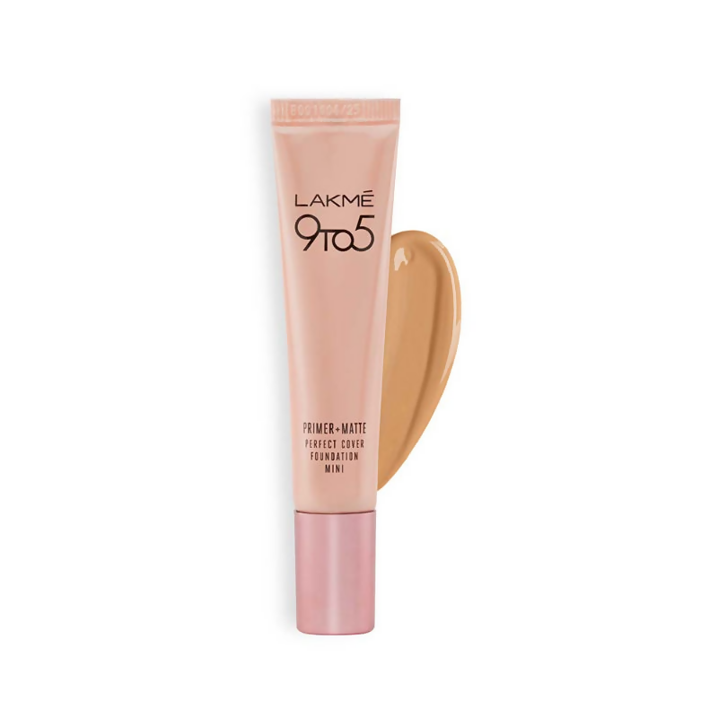 Lakme 9 To 5 Primer + Matte Mini Foundation - Warm Sand