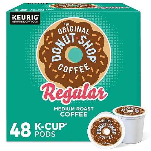 The Original Donut Shop Medium Roast K-Cup Pods – 48 Count, Single-Serve Coffee