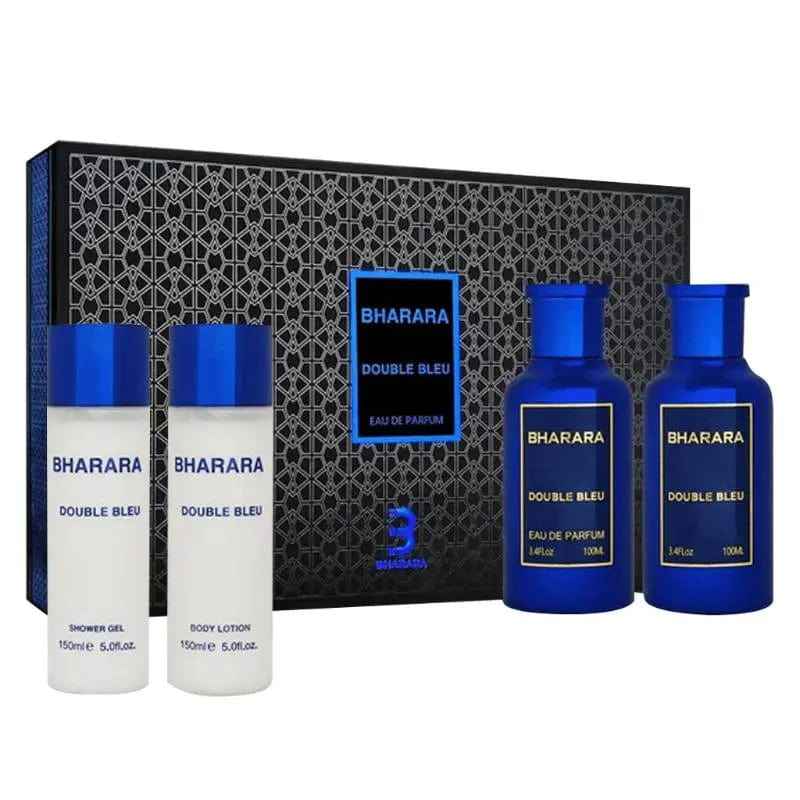 Double Bleu By Bharara For Men (4Pc Gift Set)
