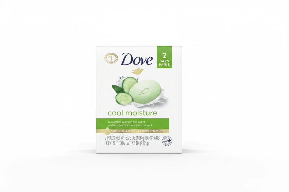Dove Go Fresh Cool Moisture Beauty Bar (2 Bars X 4.25 Oz.)  DestGlow