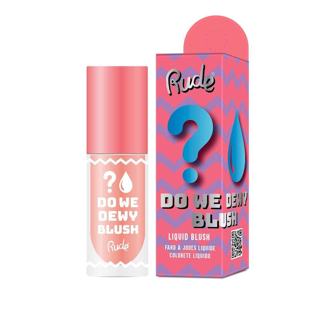 RUDE Do We Dewy Liquid Blush - Peachy Pink 