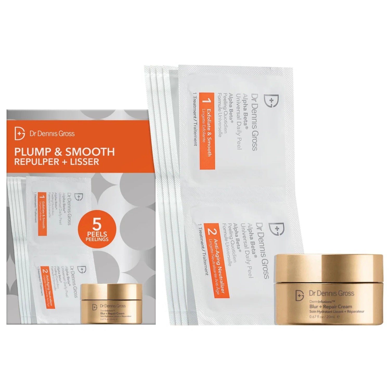 Dr. Dennis Gross Skincare Plump &amp; Smooth Kit by Nava Beauty
