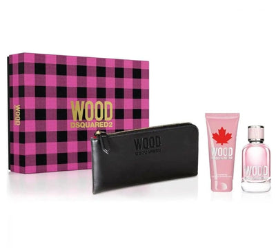 Wood By Dsquared2 For Women (3pc Gift Set) - DestGlow