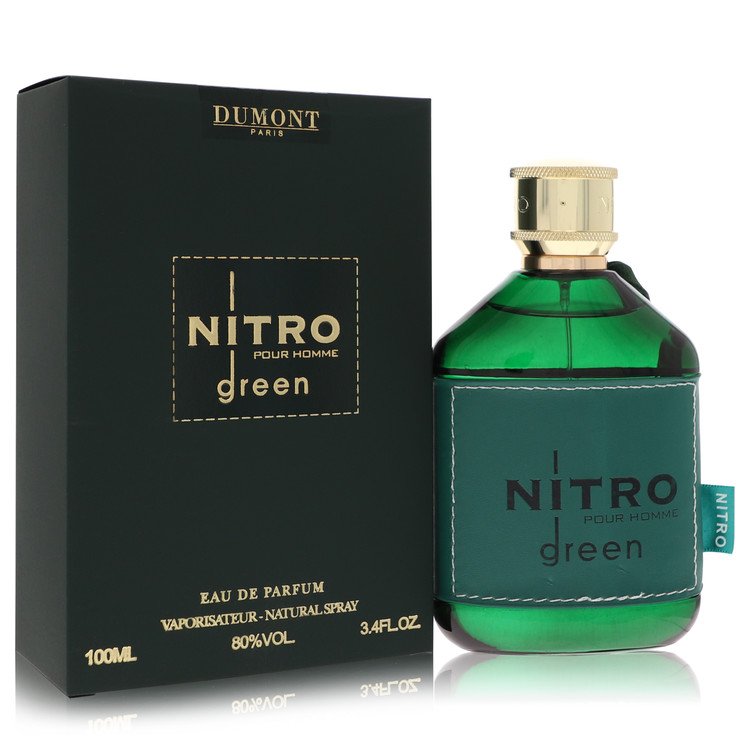 Dumont Nitro Green by Dumont Paris Eau De Parfum Spray 3.4 oz for Men 