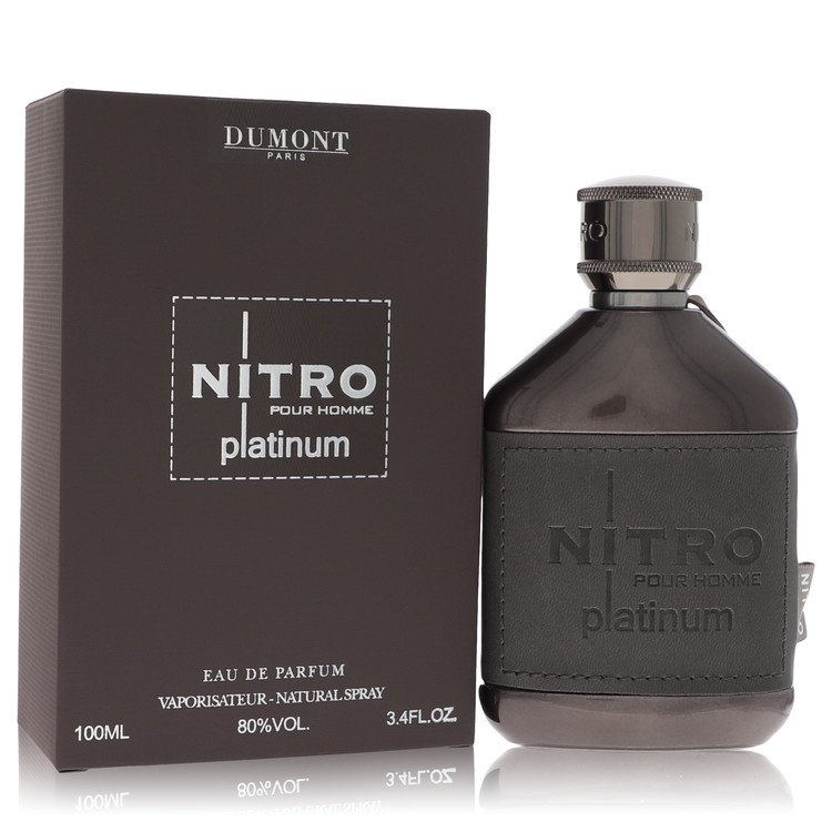Dumont Nitro Platinum by Dumont Paris Eau De Parfum Spray 3.4 oz for Men 
