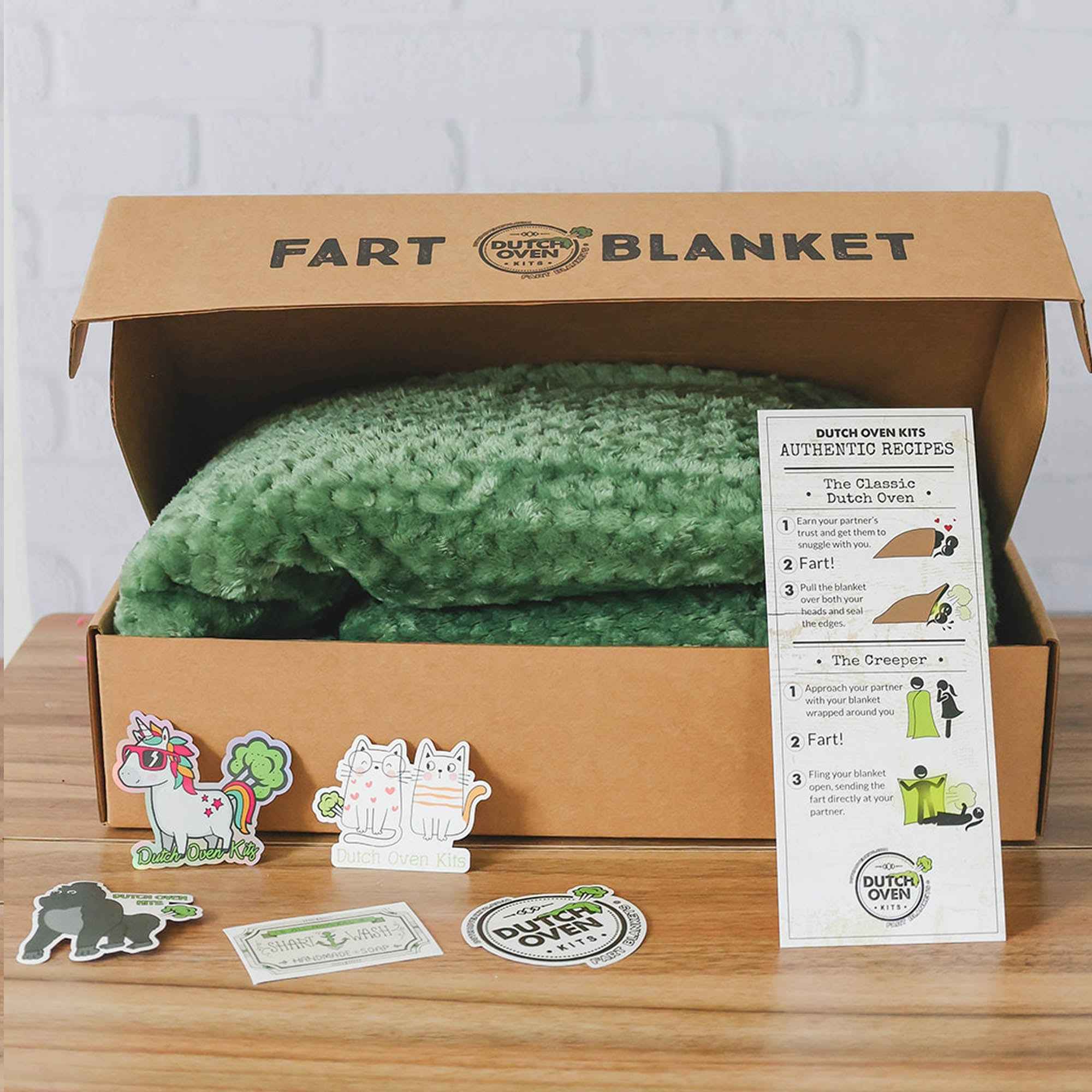 The Original Dutch Oven Kit - Fart Blanket Gift Box