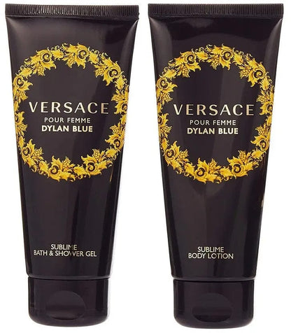 Dylan Blue By Versace For Women 4Pcs Set EDP Spray