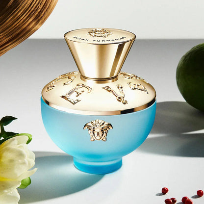 Dylan Turquoise By Versace For Women 4Pcs Set EDT Spray by perfumesandrea