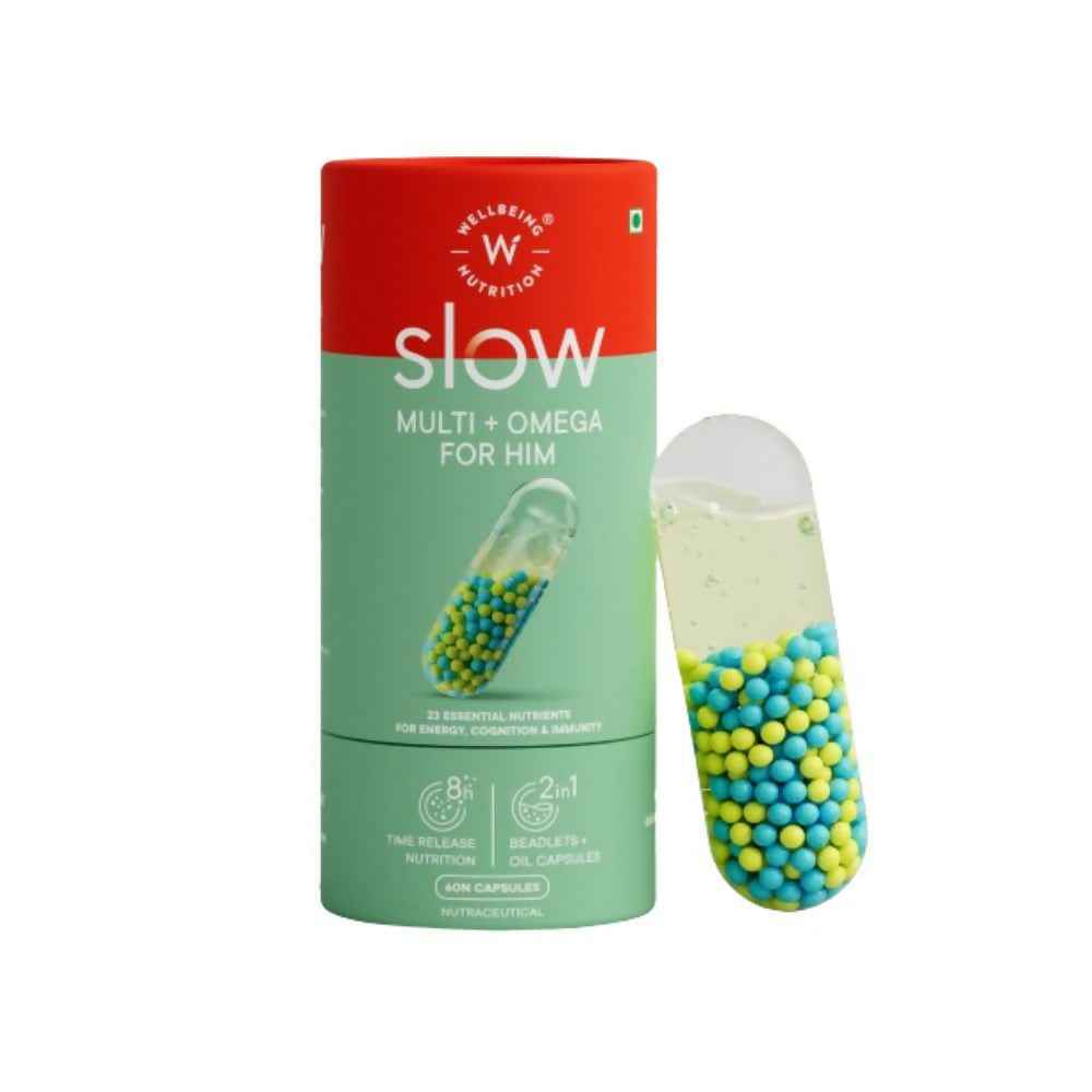 Wellbeing Nutrition Slow Multi + Omega for Him Capsules
