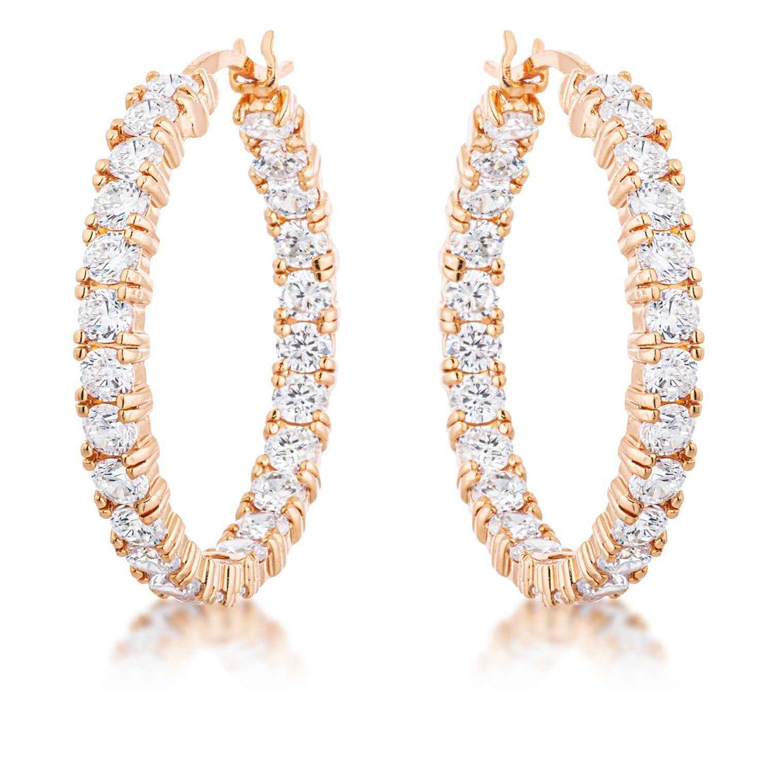 CZ Hoop Earrings
