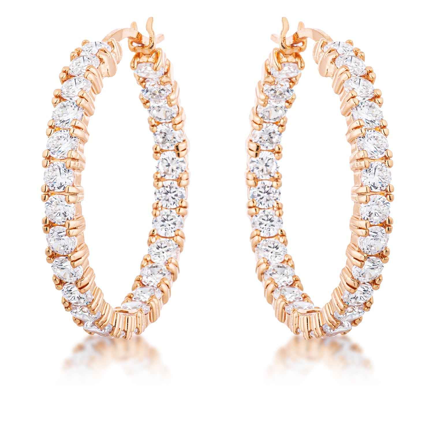 CZ Hoop Earrings