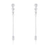 1.2Ct Graduated Plated Drop Cubic Zirconia Earrings. by Avera Group