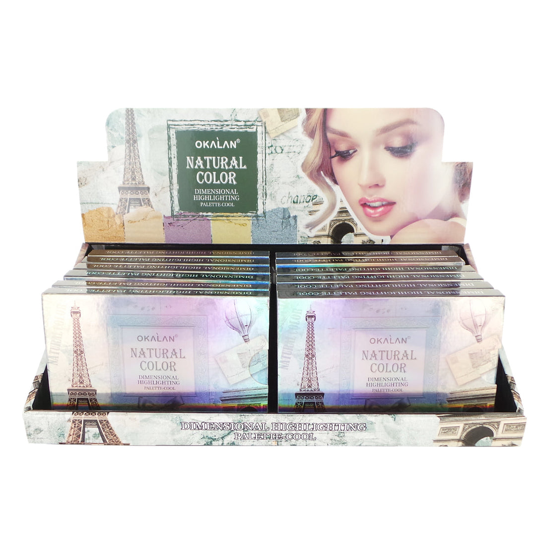 OKALAN Natural Color Dimensional Highlight Palette 