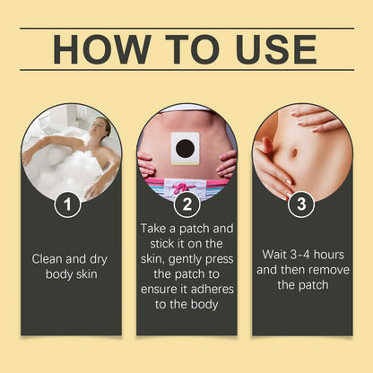 Bee Venom Lymphatic Drainage Weight Loss Patch, Lymphatic Slimming Paste Shaping Slimming Digestion Health Vitality Detumescence Care Body Shaping Considerate