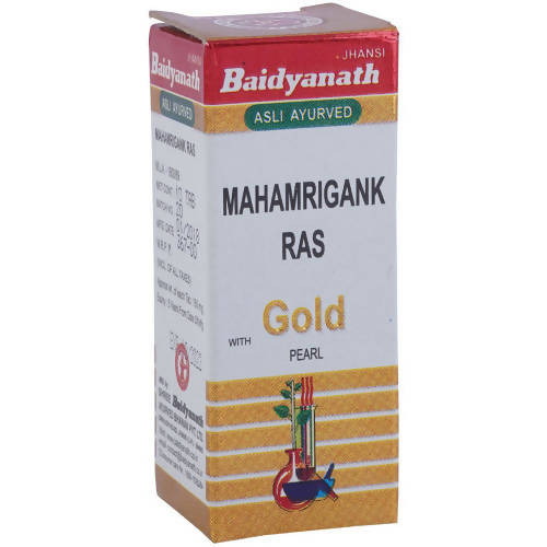 Baidyanath Jhansi Mahamrigank Ras (With Gold &amp; Pearl) Tablets