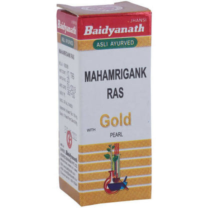 Baidyanath Jhansi Mahamrigank Ras (With Gold &amp; Pearl) Tablets