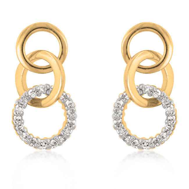 Finish Triplet Hooplet Earrings