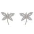 Cubic Zirconia Dragonfly Earrings