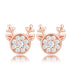 CZ Reindeer Earrings