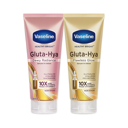 Vaseline Gluta Hya Serum-in-Lotion - Dewy Radiance &amp; Flawless Glow Combo