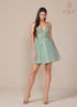 Nox Anabel E902 Short A-Line Applique Sleeveless Homecoming Dress  DestGlow