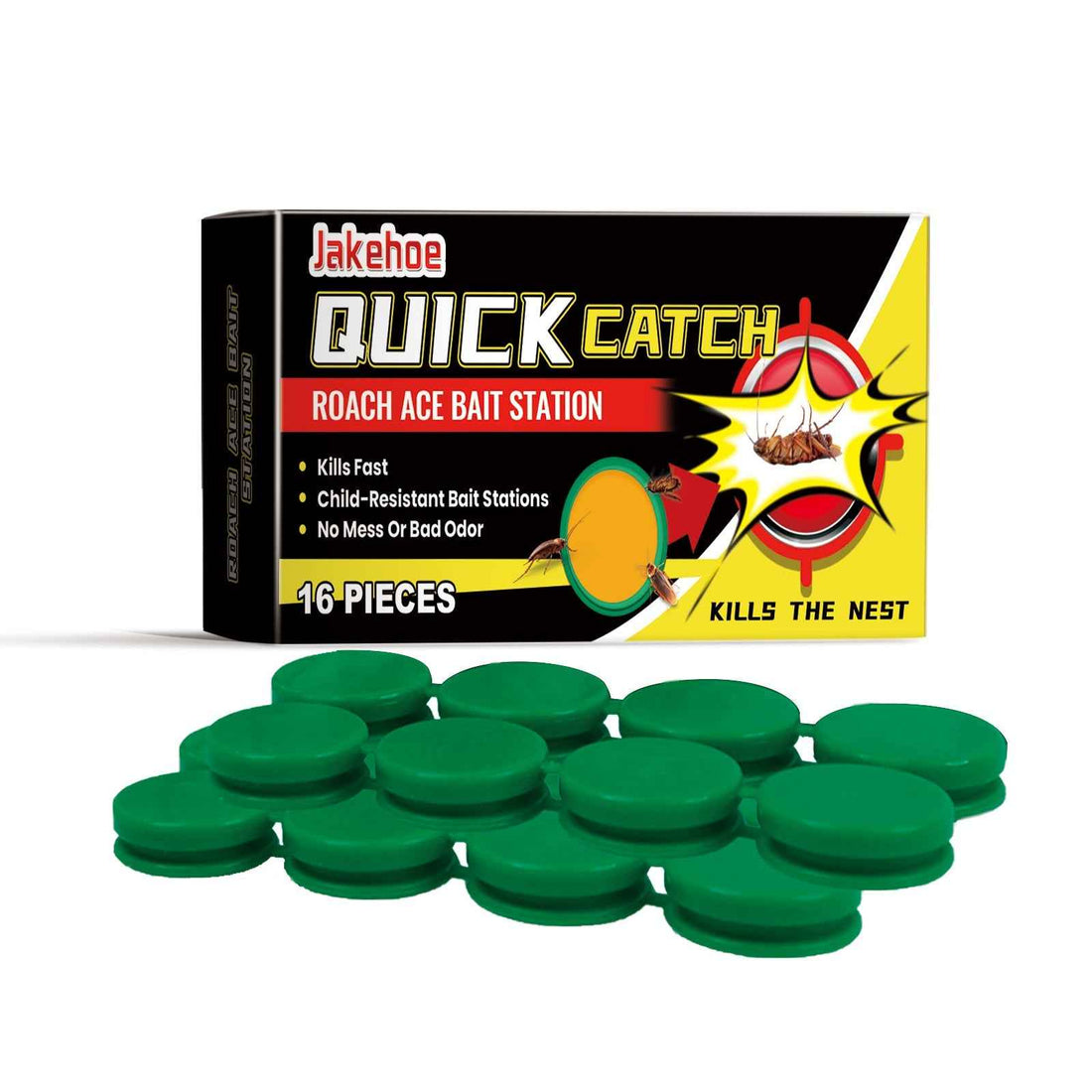 Jakehoe Cockroach Baits For Household Insect-Repellent Cockroach Baits For Indoor Kitchens And Household Cockroach Baits