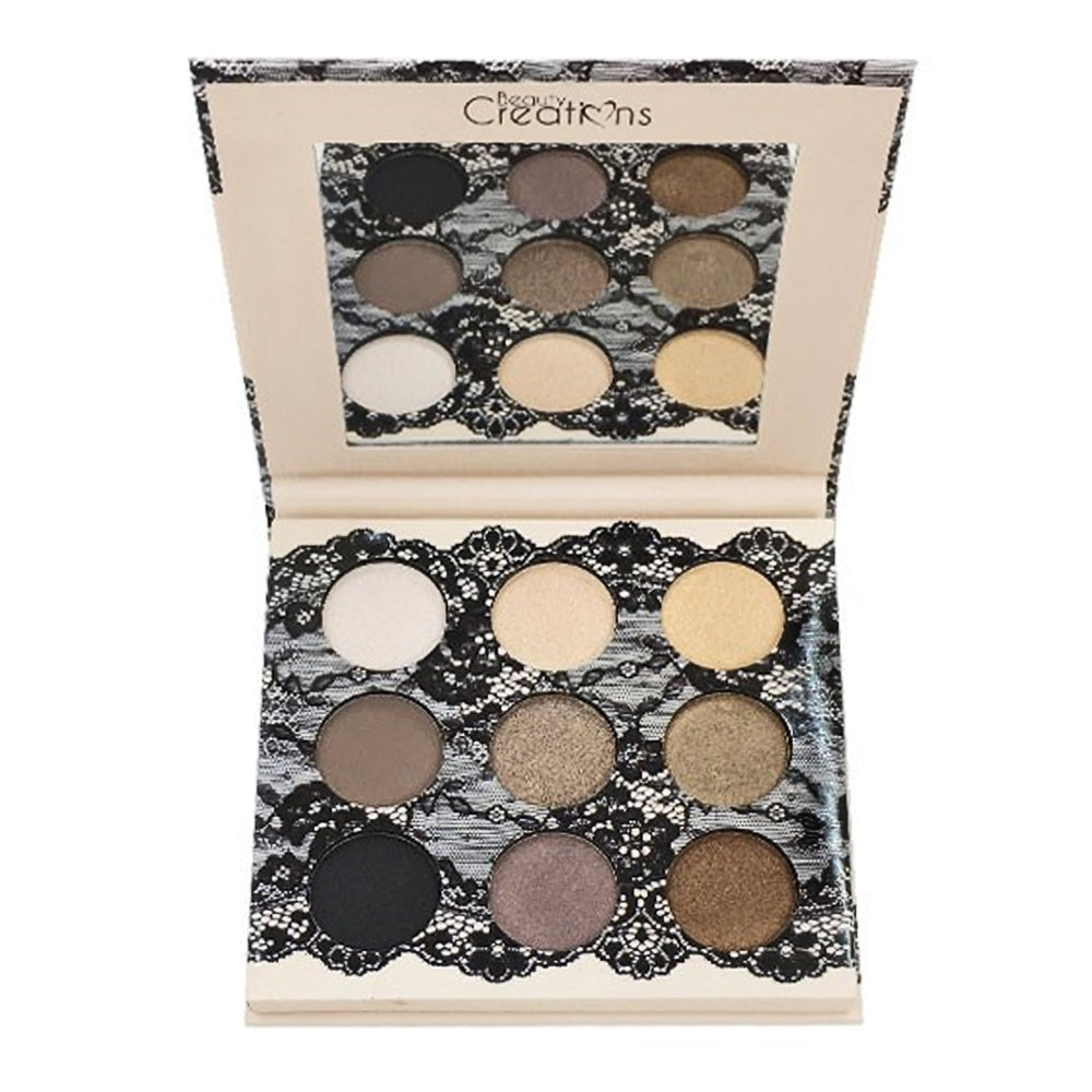 BEAUTY CREATIONS Boudoir Shadows 9 Shades Eyeshadow Palette - B -  B 