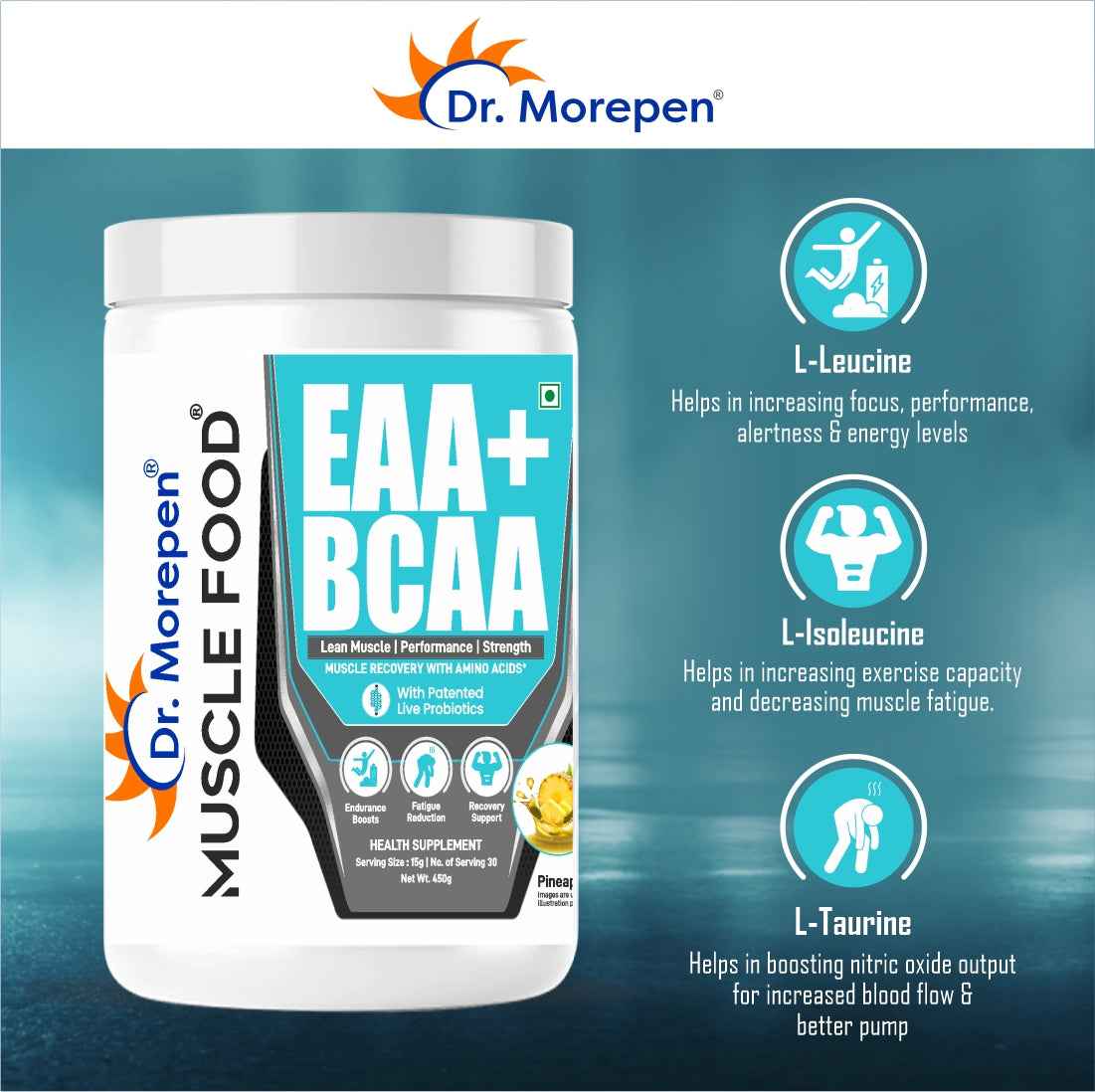 Dr Morpen Eaa+Bcaa Pineapple