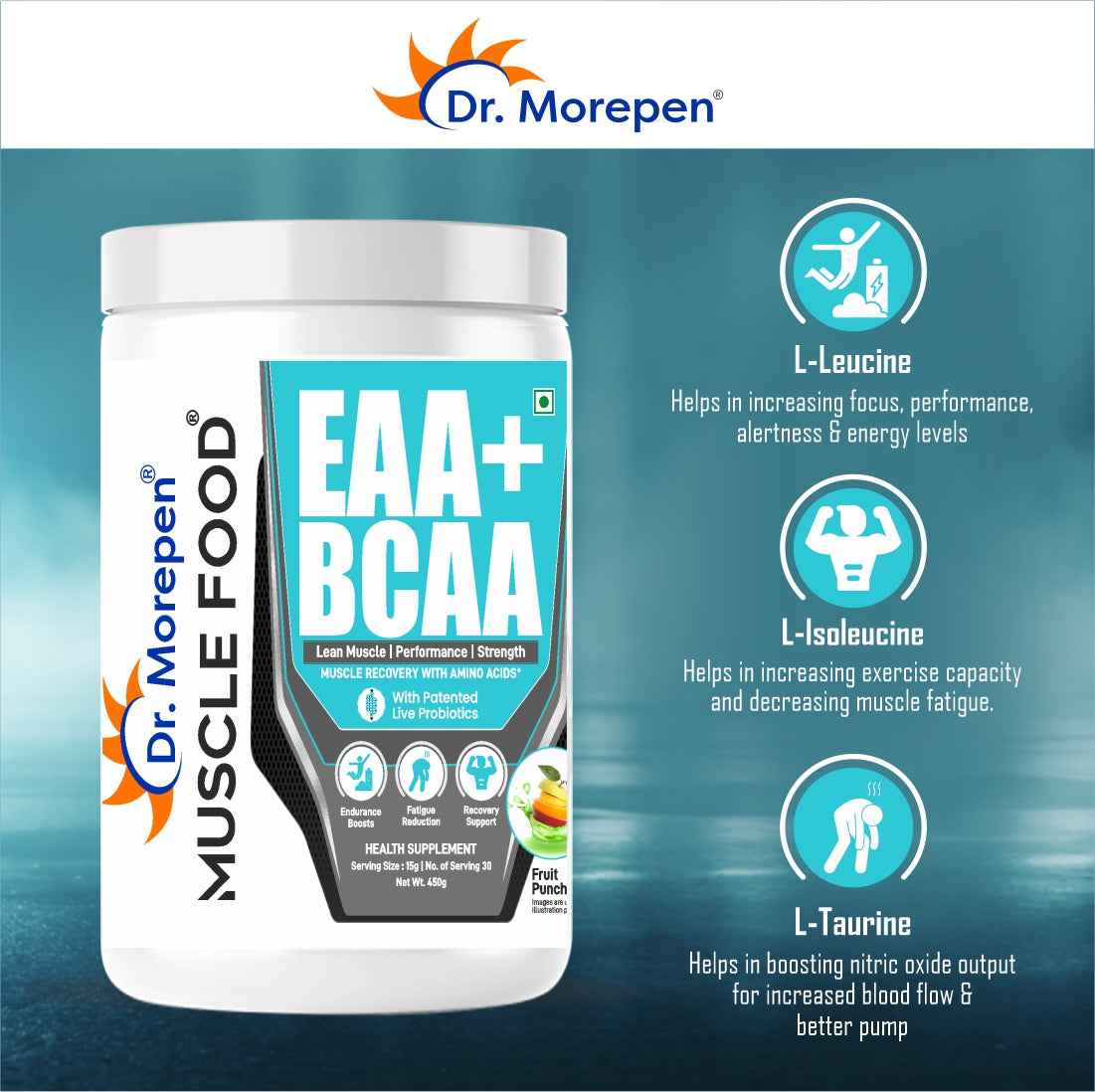 Dr Morpen Eaa+Bcaa Fruit Punch