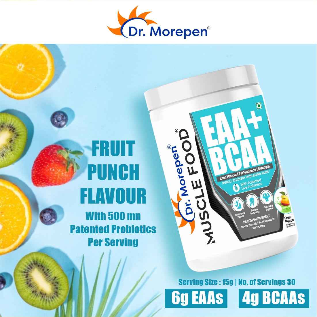 Dr Morpen Eaa+Bcaa Fruit Punch