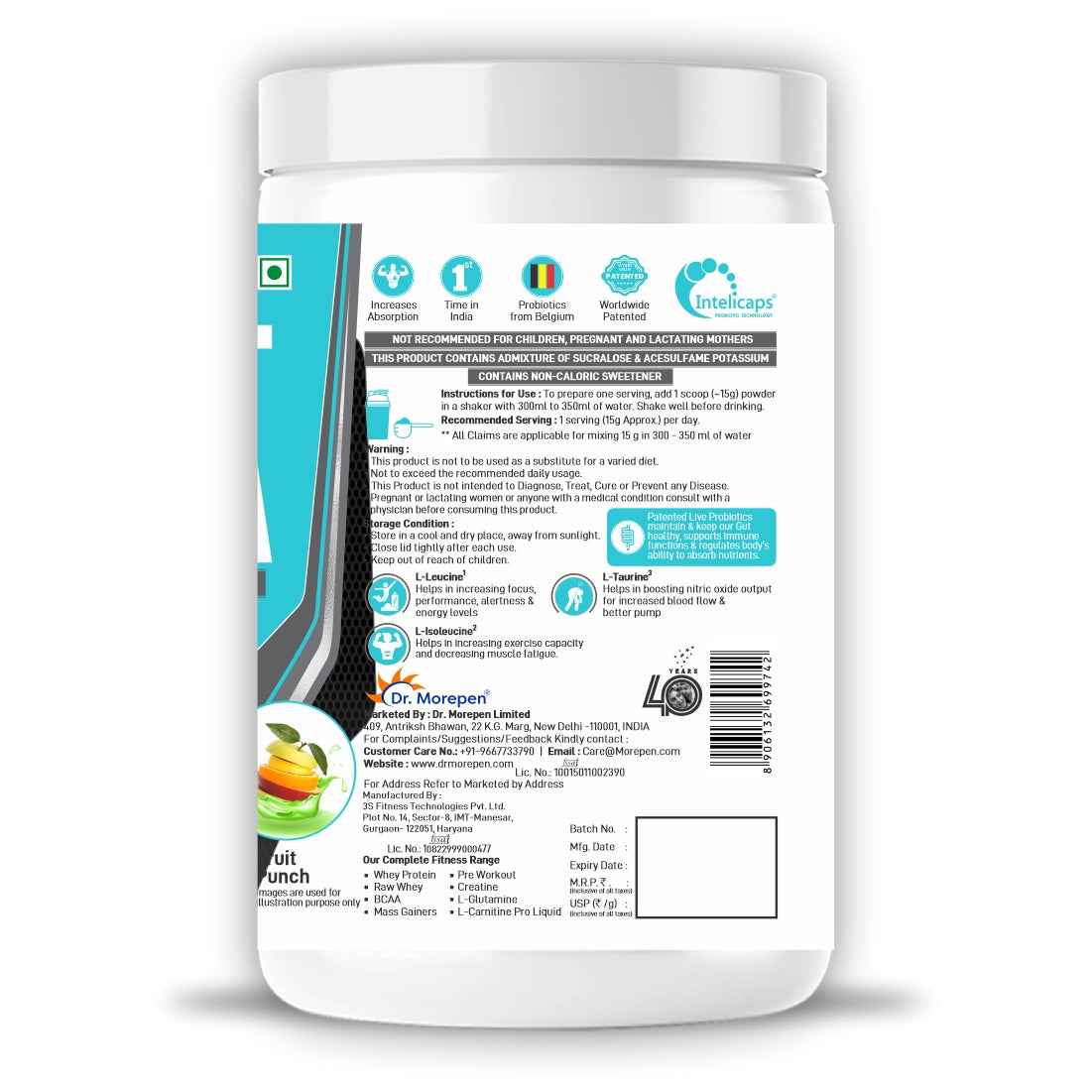 Dr Morpen Eaa+Bcaa Pineapple