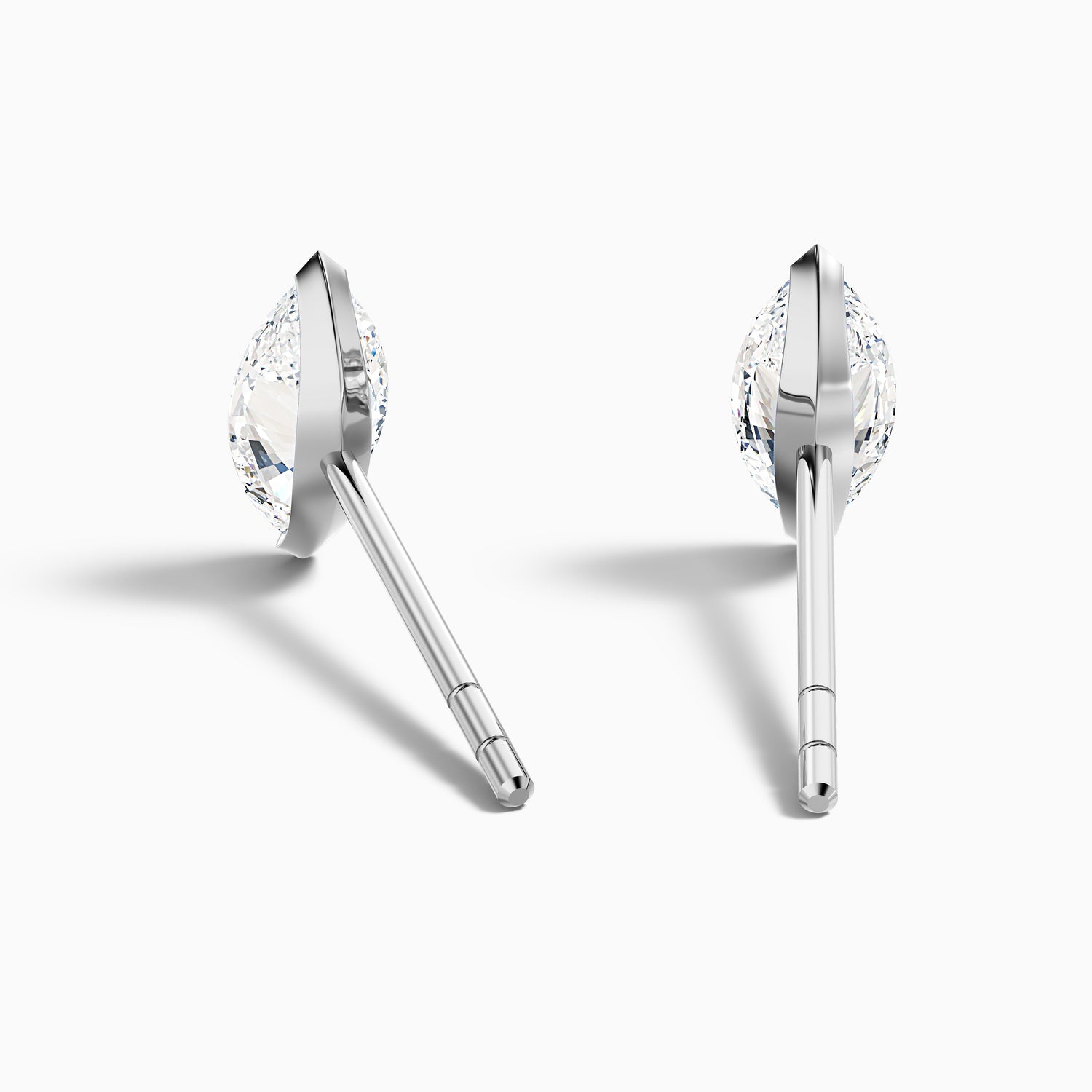 Marquise Cut Moissanite Stud Diamond Earrings