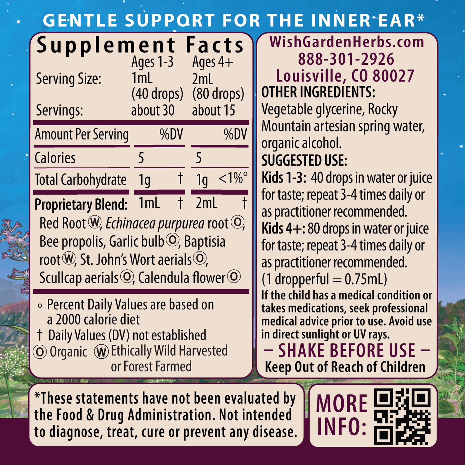 Ear Be Well Treatment Kit by WishGarden Herbs