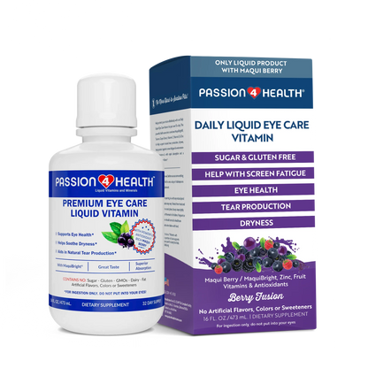 Daily Liquid Eye Care Vitamin by Passion 4 Health