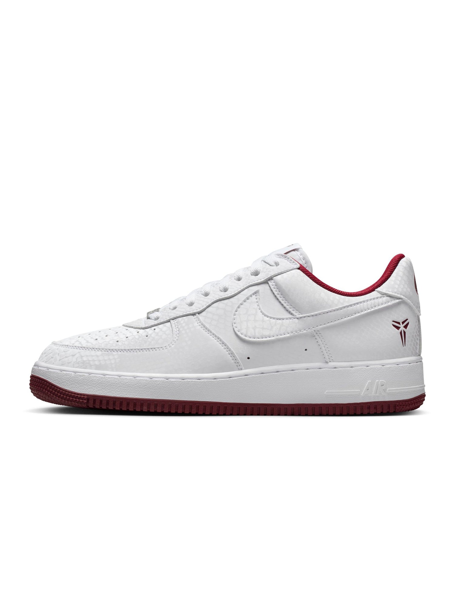 Nike Mens Kobe Air Force 1 Low - White/Team Red by Denim Exchange