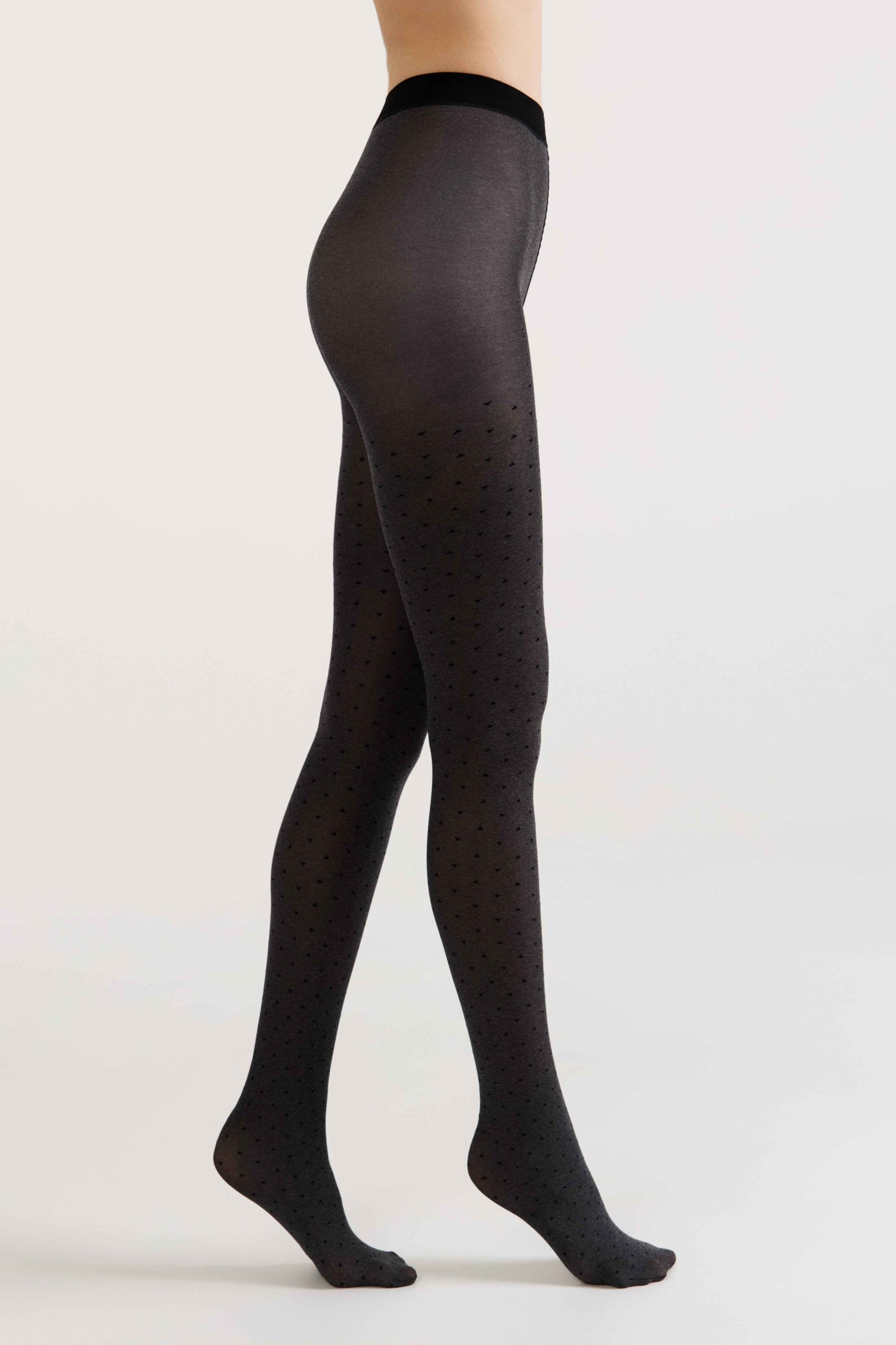 Fantasy Tights Conte Effect - Melange Triangle