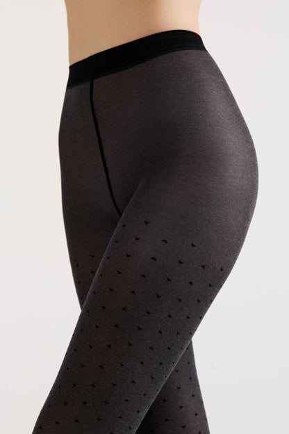 Fantasy Tights Conte Effect - Melange Triangle
