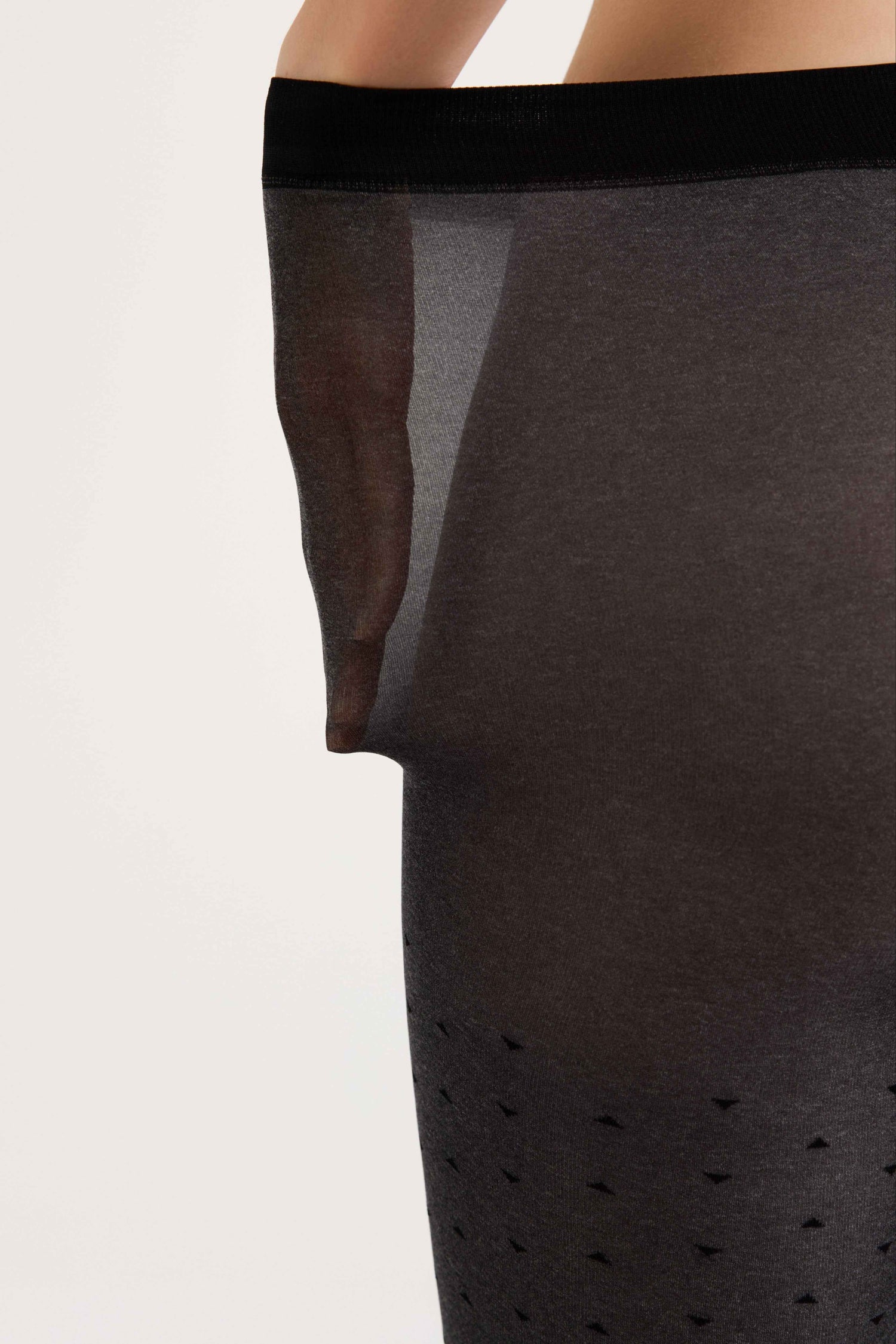 Fantasy Tights Conte Effect - Melange Triangle