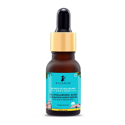 Pilgrim 2% Hyaluronic Acid Hydration Super Serum With Kiwi &amp; Watermelon Extracts For Hydrated Skin - Korean Skin Care