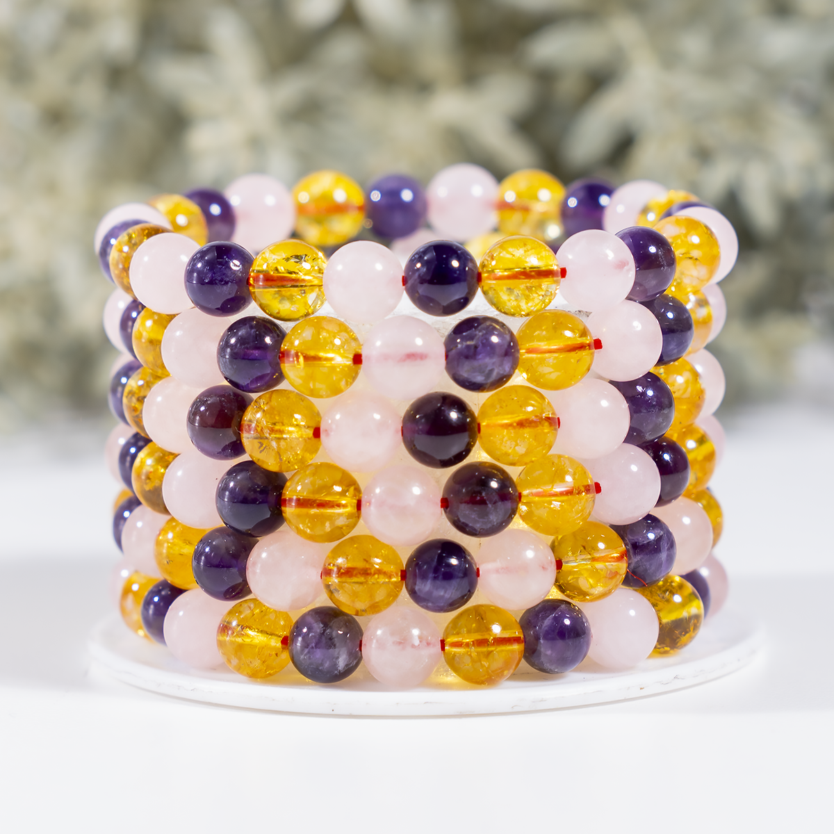 Promoting EMOTIONAL HEALING Bracelet Crystal Bracelet (Protection and Vitality)  DestGlow