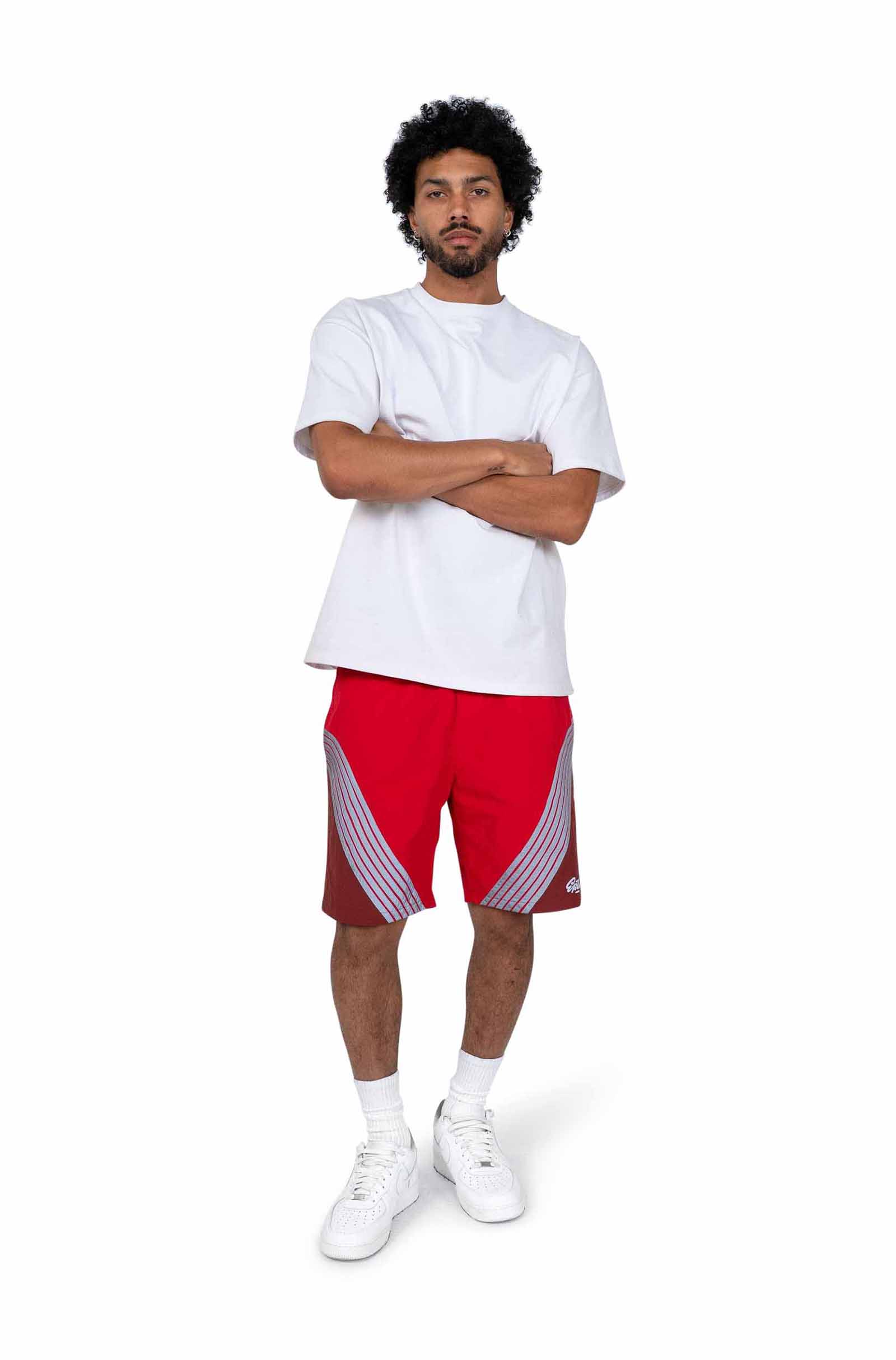 EPTM 3M Highway Shorts - Red by Denim Exchange