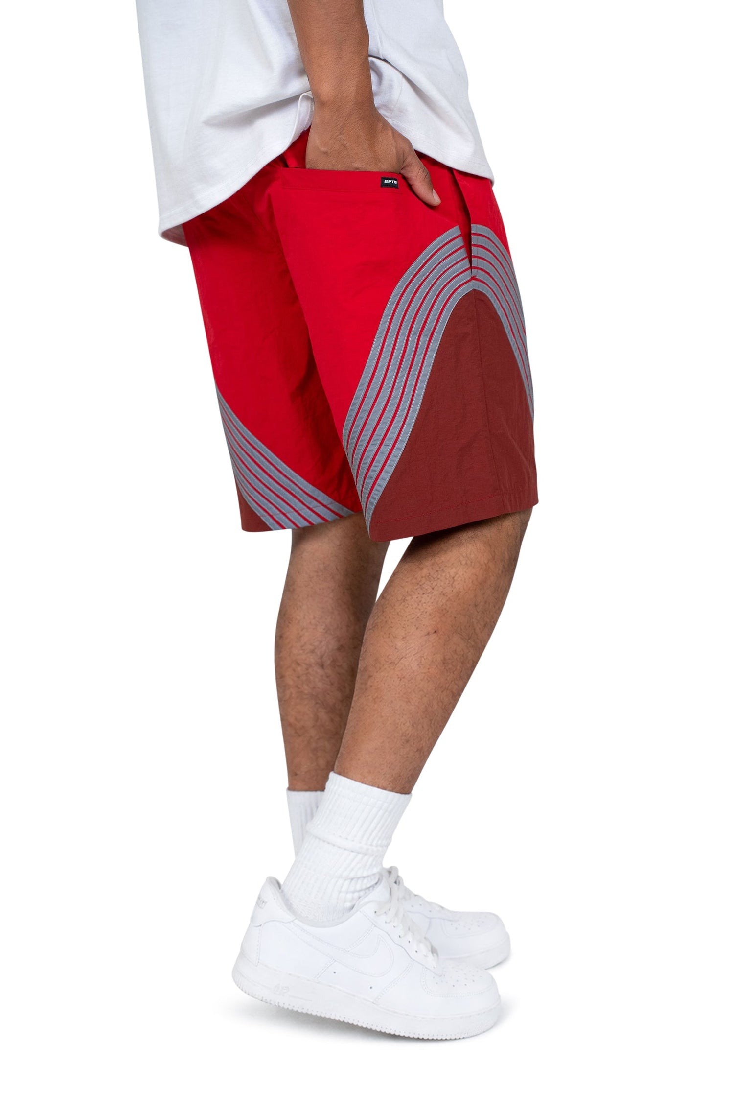EPTM 3M Highway Shorts - Red by Denim Exchange