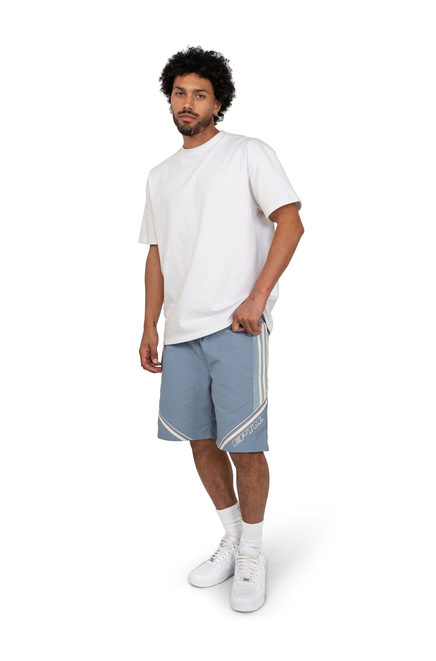 EPTM Ozone Shorts - Dusty Blue by Denim Exchange